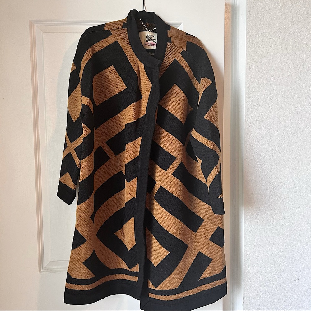 Burberry London Wool and Cashmere Poncho